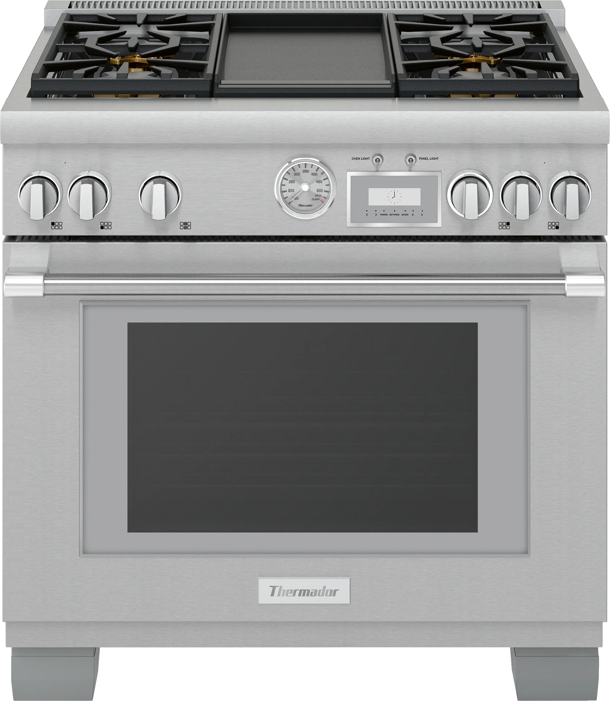 Trendy Gas Professional Range 36'' Pro Grand® Commercial Depth Stainless Steel Verified