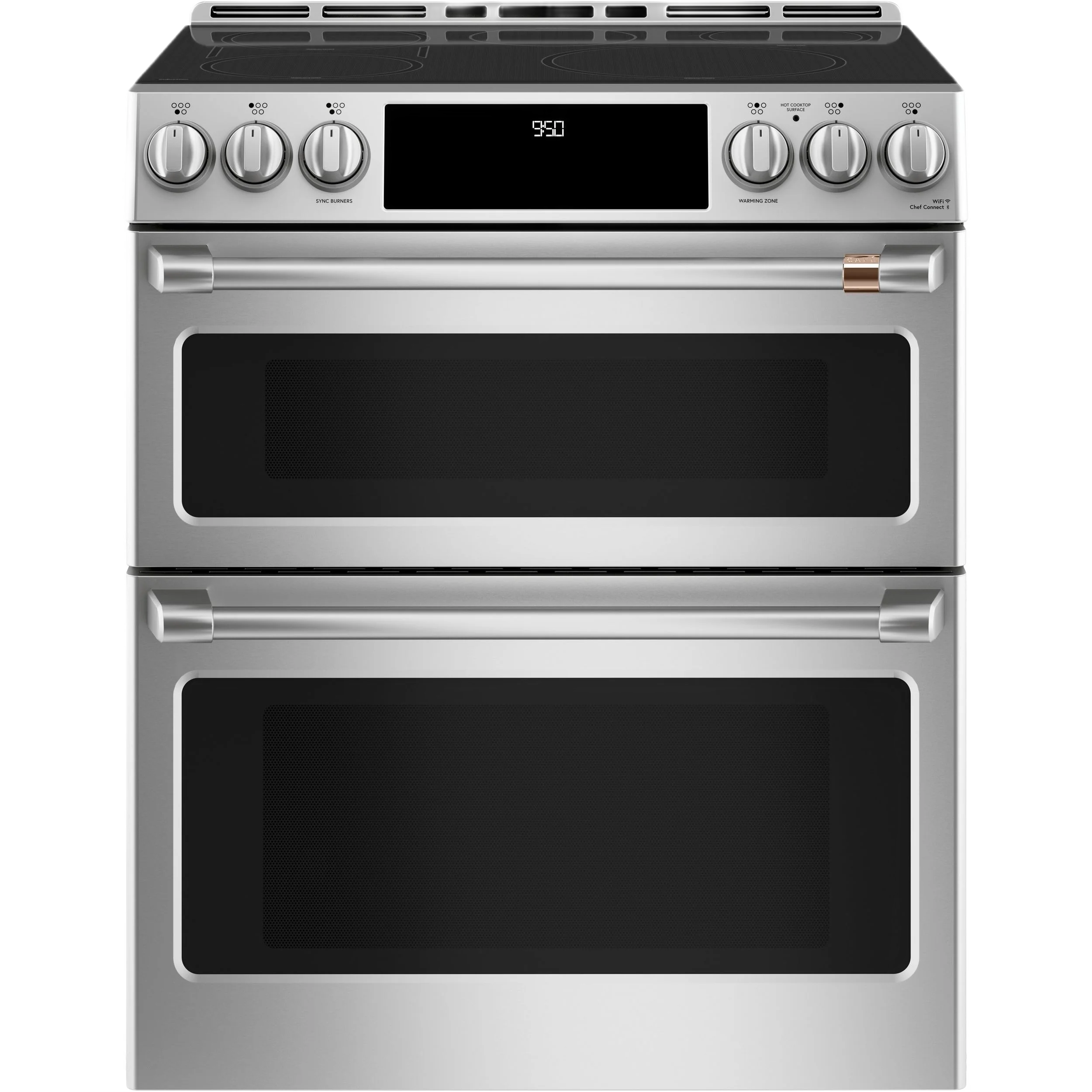 Advanced CAFÉ™ 30 Smart Slide-In Front-Control Induction and Convection Double-Oven Range High-Performance