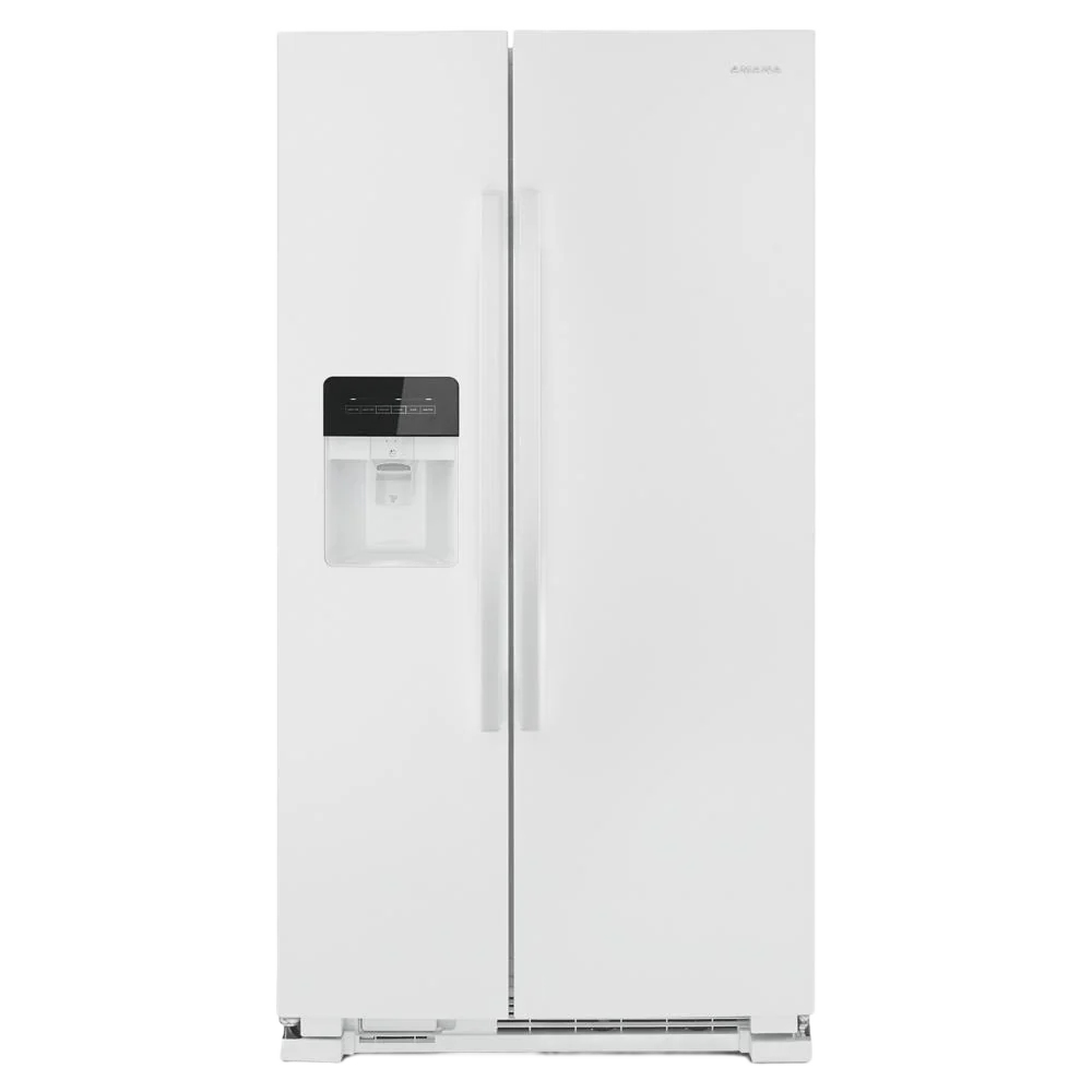 Solid 36-inch Wide Side-by-Side Refrigerator with Dual Pad External Ice and Water Dispenser - 25 Cu. Ft. Easy-to-Use
