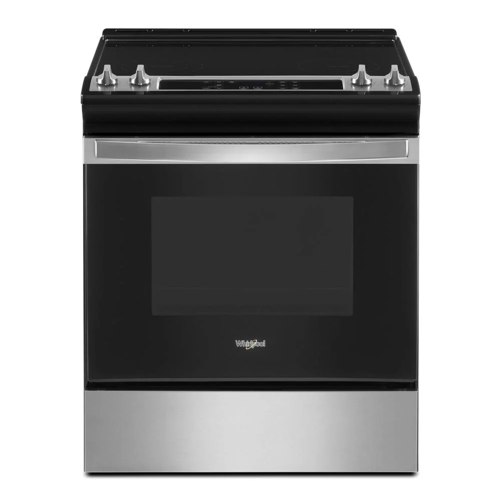 Pure 4.8 Cu. Ft. Whirlpool® Electric Range with Frozen Bake™ Technology Carefully Designed