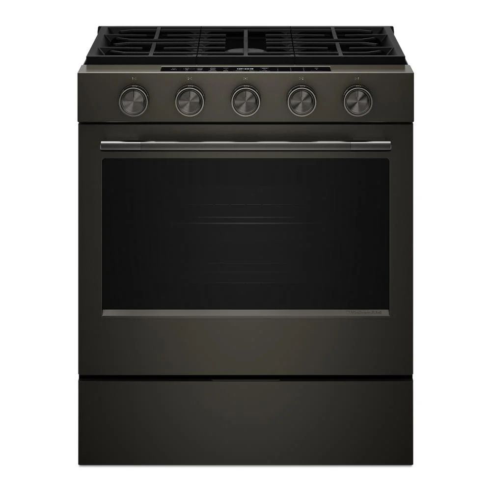 Recyclable 5.0 Cu. Ft. Smart Slide-in Gas Range with Convection Cooking Modes and 2-in-1 Burner Premium