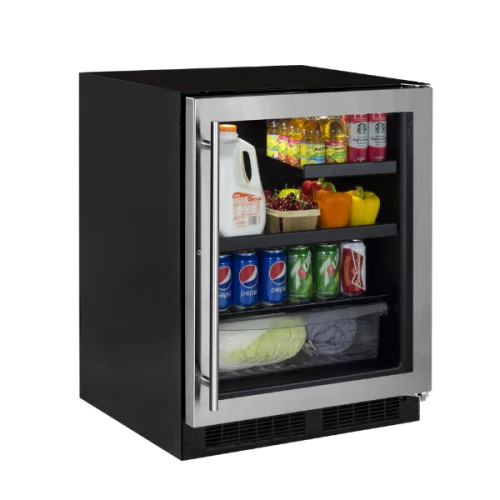 Proven 24-IN LOW PROFILE BUILT-IN BEVERAGE CENTER WITH CONVERTIBLE SHELF AND MAXSTORE BIN Trusted