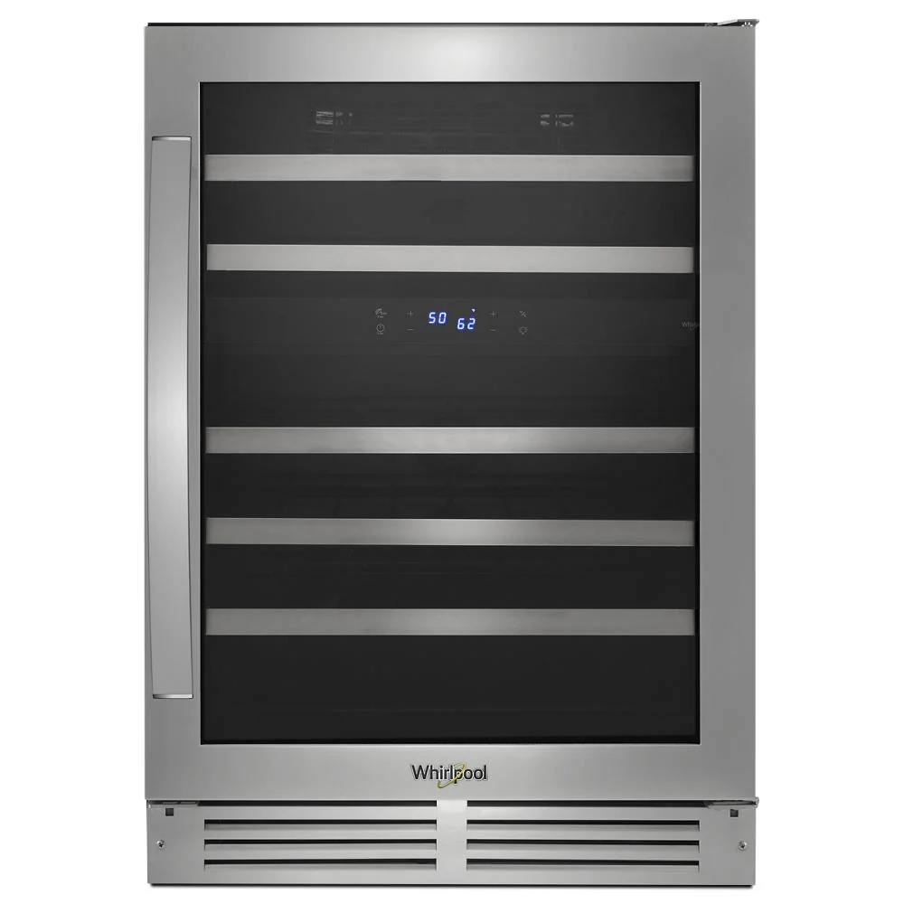 Sophisticated 24-inch Wide Undercounter Wine Center with 46-Bottle Wine Storage Verified