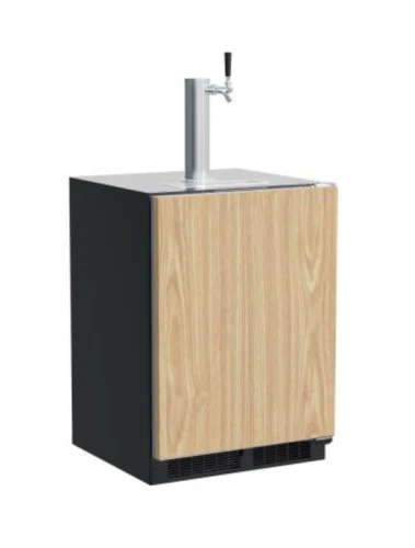 Efficient 24 Dispenser Single Beer Beverage Tap Panel Ready Solid Door Reversible Door Excellent