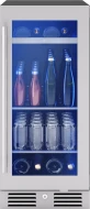 Secure Presrv Bev Cooler 15in UC SS Gls R Door 1Z Elite