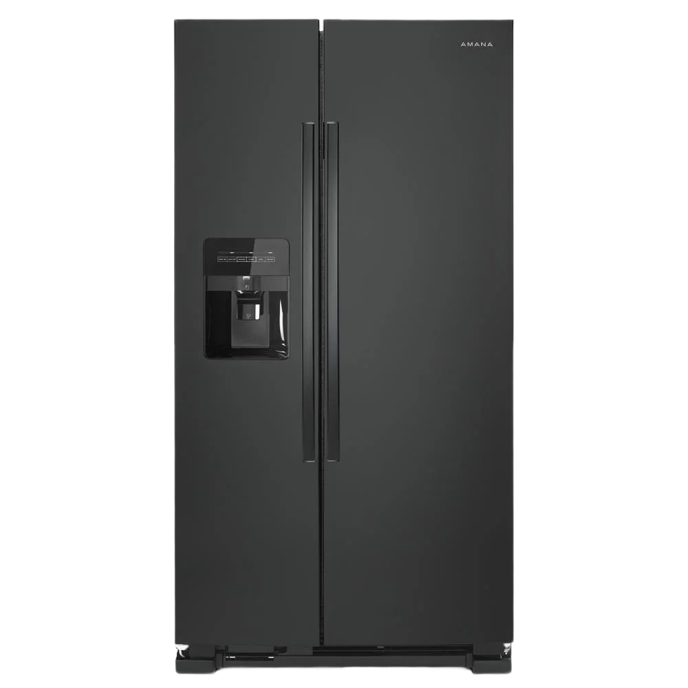 Convenient 33-inch Side-by-Side Refrigerator with Dual Pad External Ice and Water Dispenser Long-Lasting