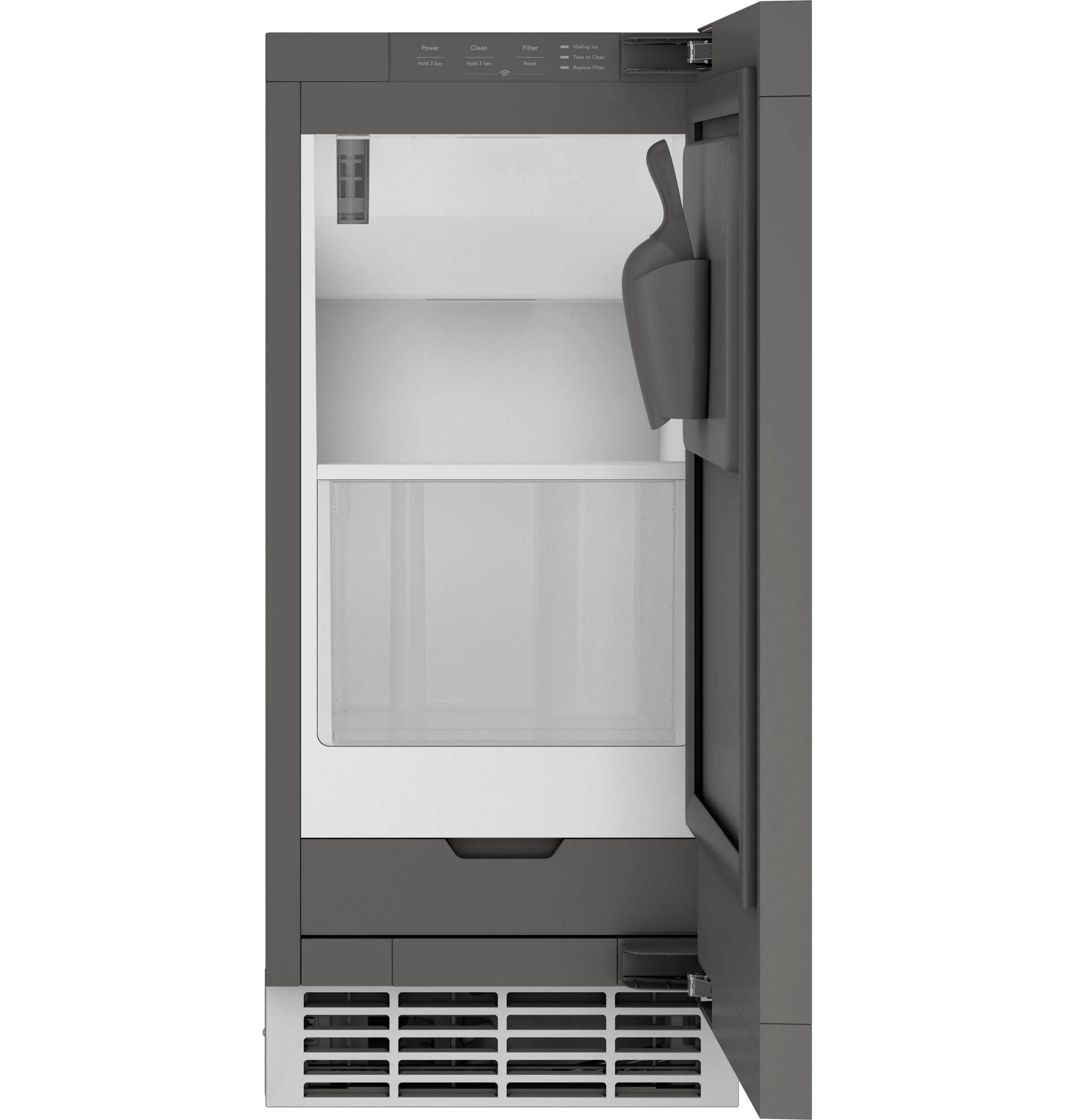 World-Class Ice Maker 15-Inch Panel-Ready - Nugget Ice Powerful