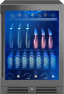 Verified Presrv Bev Cooler 24in UC Blk SS Gls R Dr 1Z Reliable