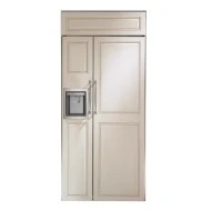 Traditional Monogram 36 Panel-Ready Built-In Side-by-Side Refrigerator with Dispenser Healthy