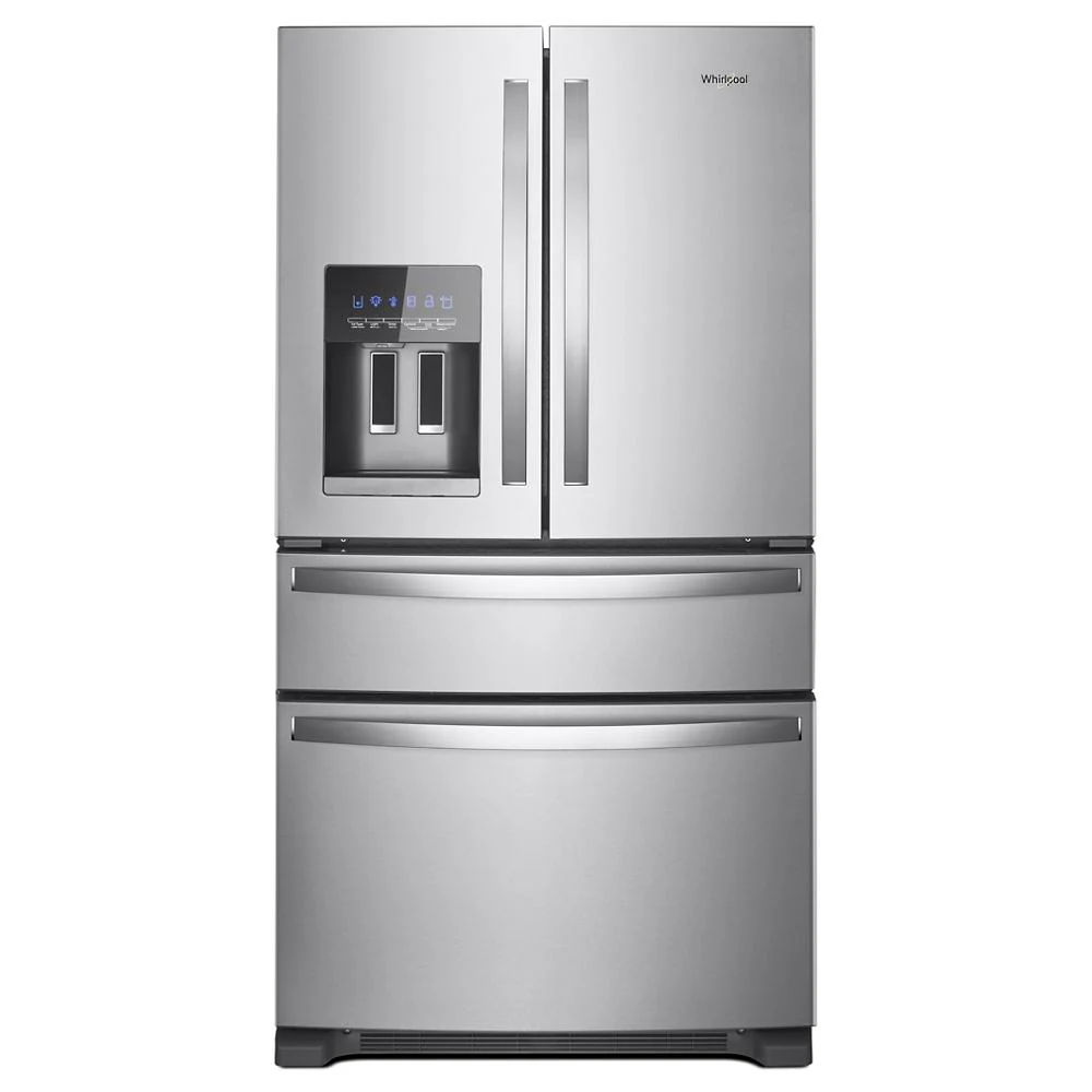Comfortable 36-Inch Wide French Door Bottom Mount Refrigerator - 25 cu. ft. Elegant