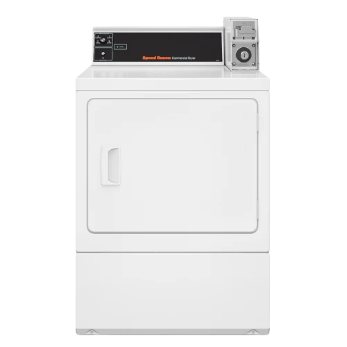 Enhanced 27 Rear Control Single Electric Dryer - Coin Slide Not for Residential Use Flexible