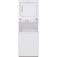 Consistent GE Unitized Spacemaker® 3.8 cu. ft. Capacity Washer with Stainless Steel Basket and 5.9 cu. ft. Capacity Electric Dryer Crafted