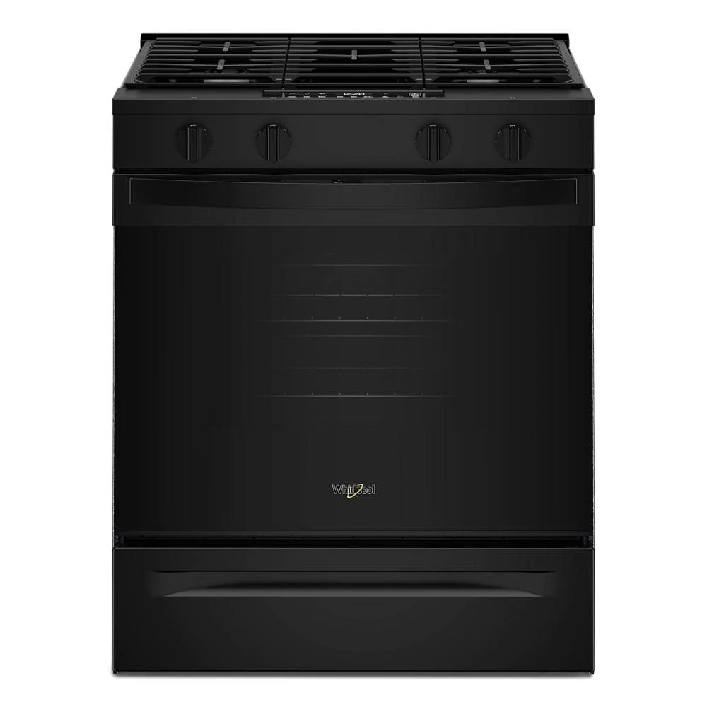 Minimalist 30-inch Gas Smart Range with Air Cooking Technology and Steam Clean Natural