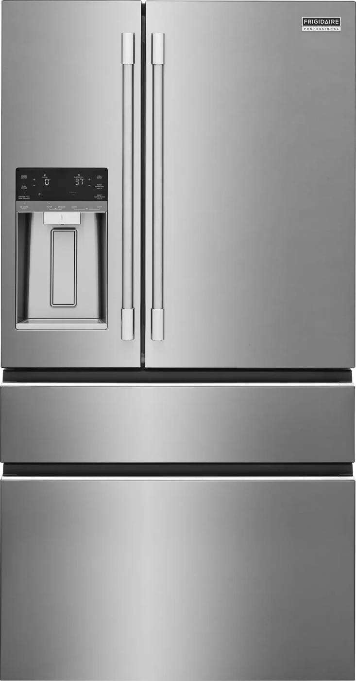 Minimalist 26 Cu. Ft. Standard-Depth 4-Door French Door Refrigerator Comfortable