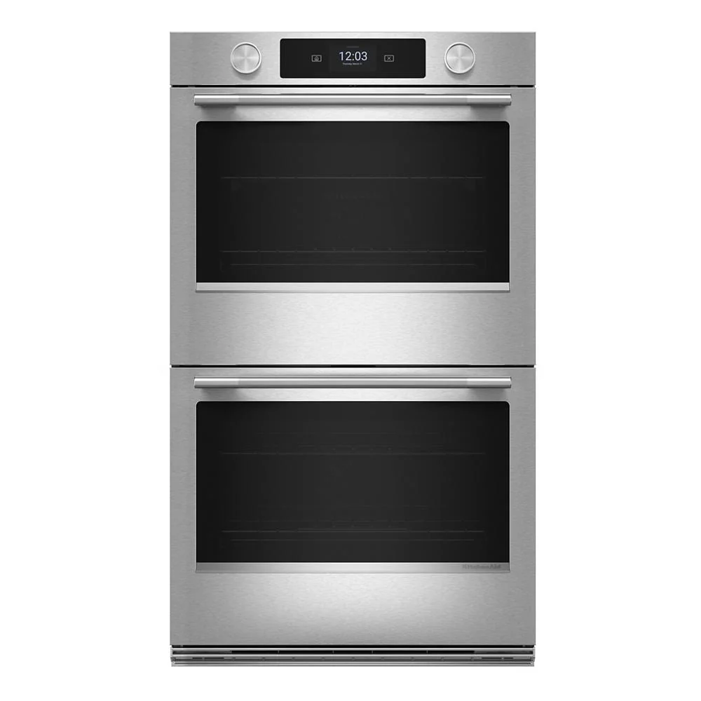 Authentic 30-inch Smart Electric Double Wall Oven with Intelligent Cooking Camera - PrintShield™ Finish Relaxed