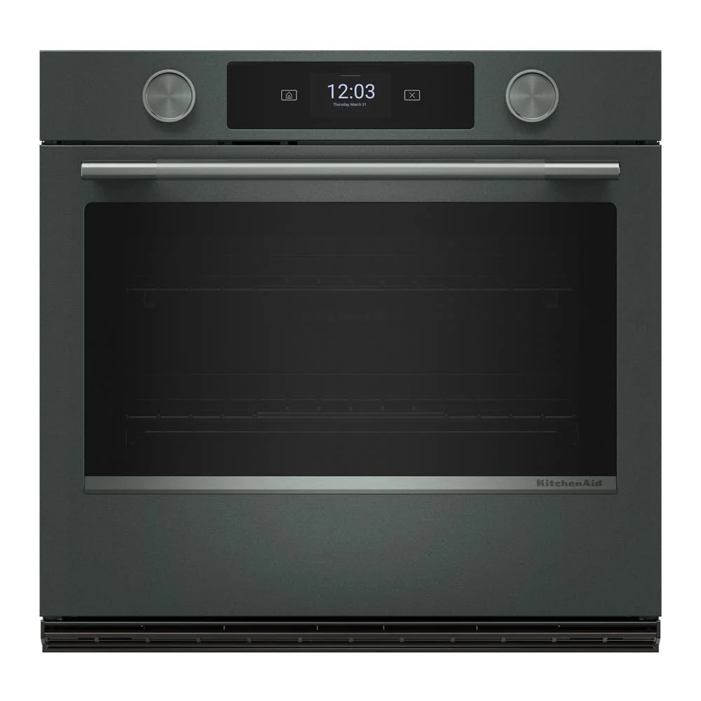 Easy-to-Use 30-inch Smart Electric Single Wall Oven with Intelligent Cooking Camera - Juniper Breathable