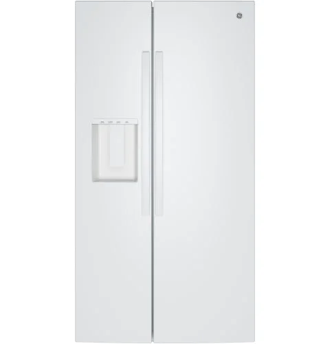 Certified GE® 27.9 Cu. Ft. Side-By-Side Refrigerator with Extra Tall Dispenser and In-Door Icemaker Prestigious