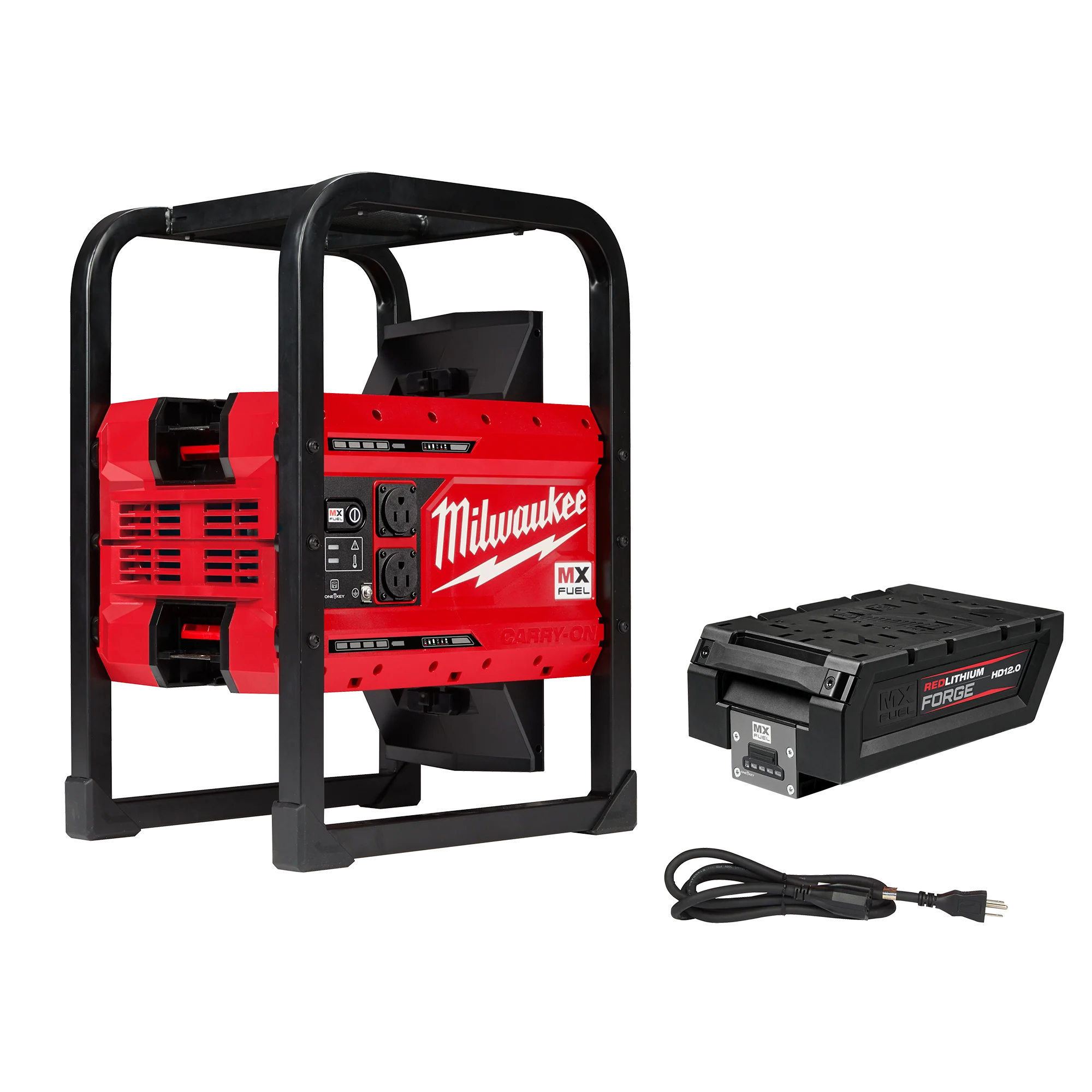 Practical Milwaukee MX FUEL™ CARRY-ON™ 3600W 1800W Power Supply Kit Responsible