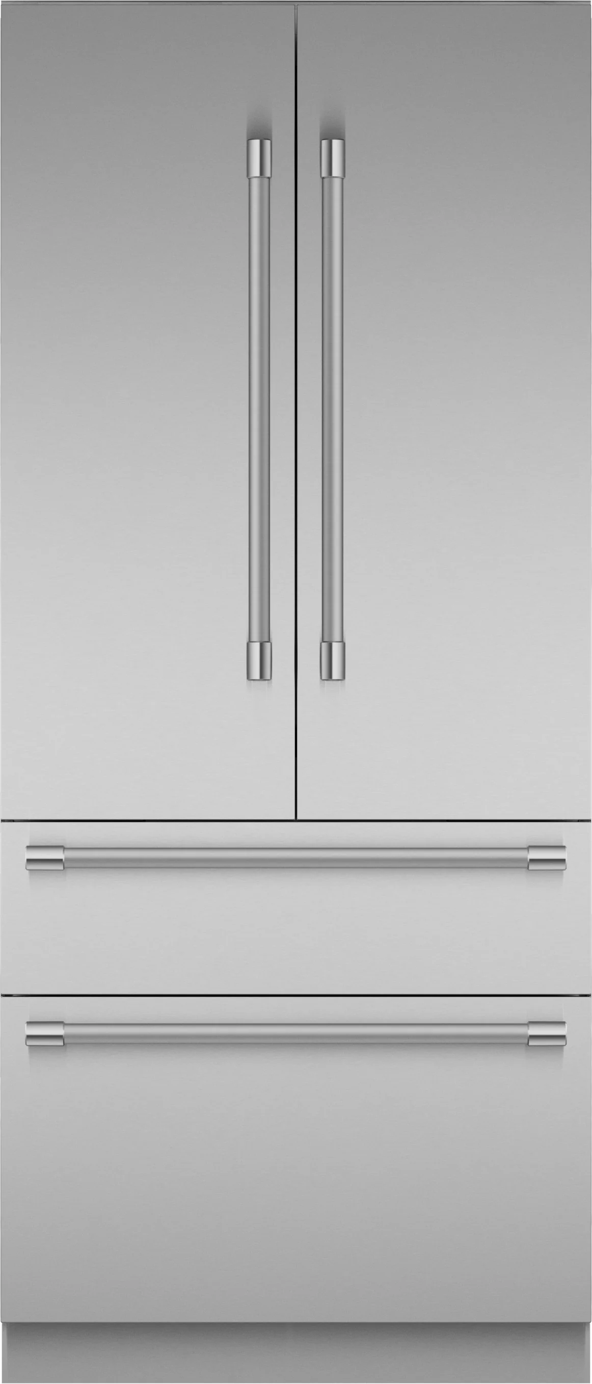 Refined dom® Built-in French Door Bottom zer 36'' Stainless Steel Prestigious
