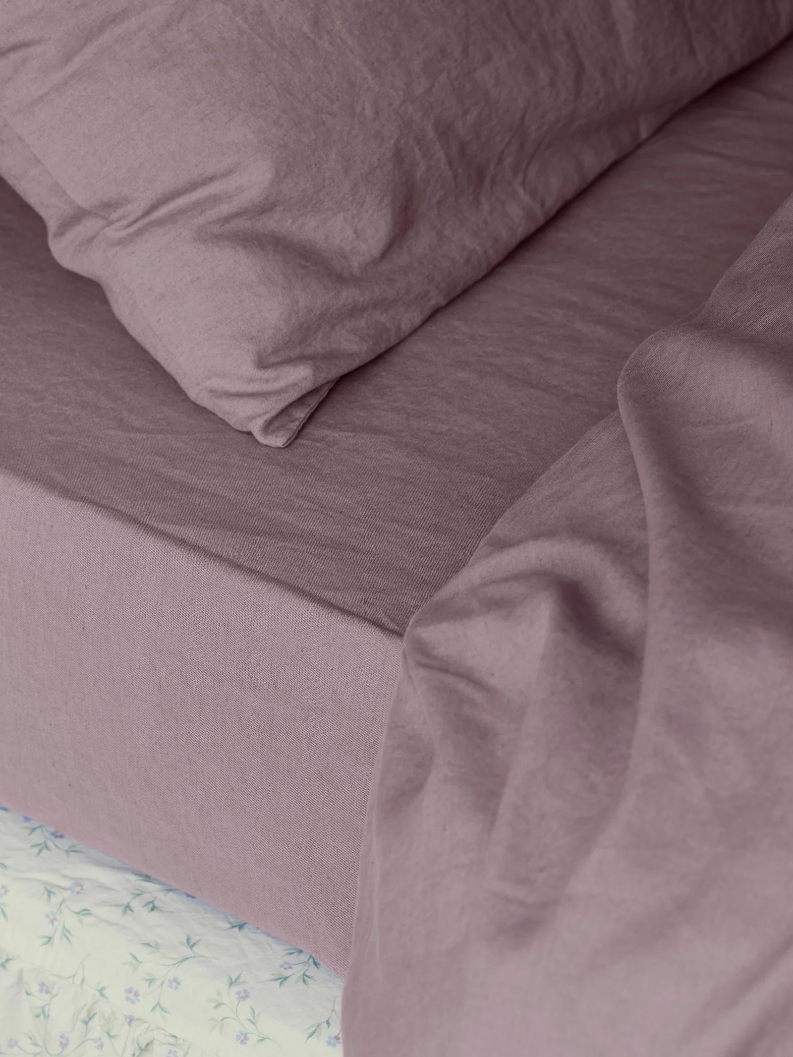 Natural Elderberry Linen Fitted Sheet Consistent