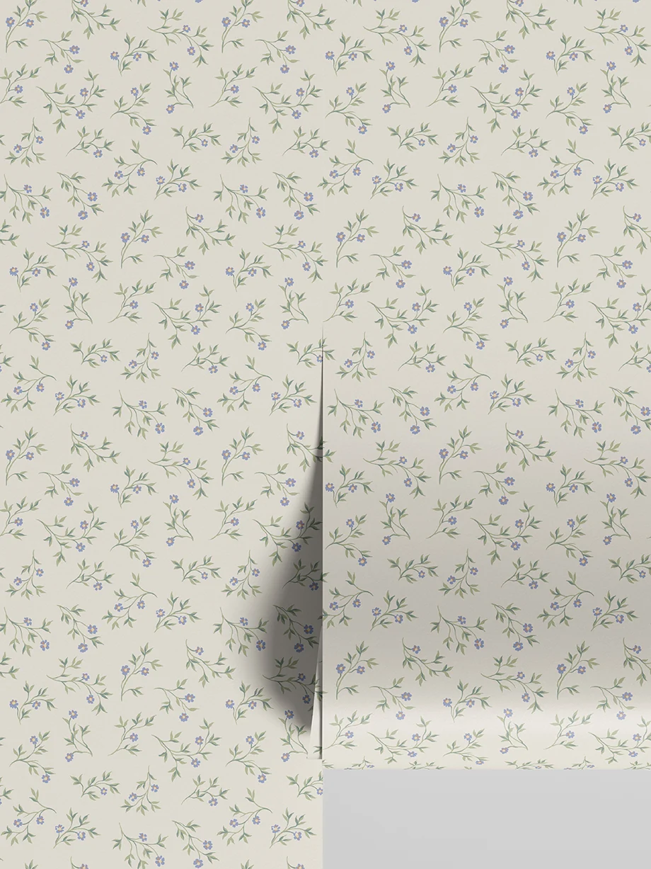 Superior Cream Spring Sprig Wallpaper User-Friendly