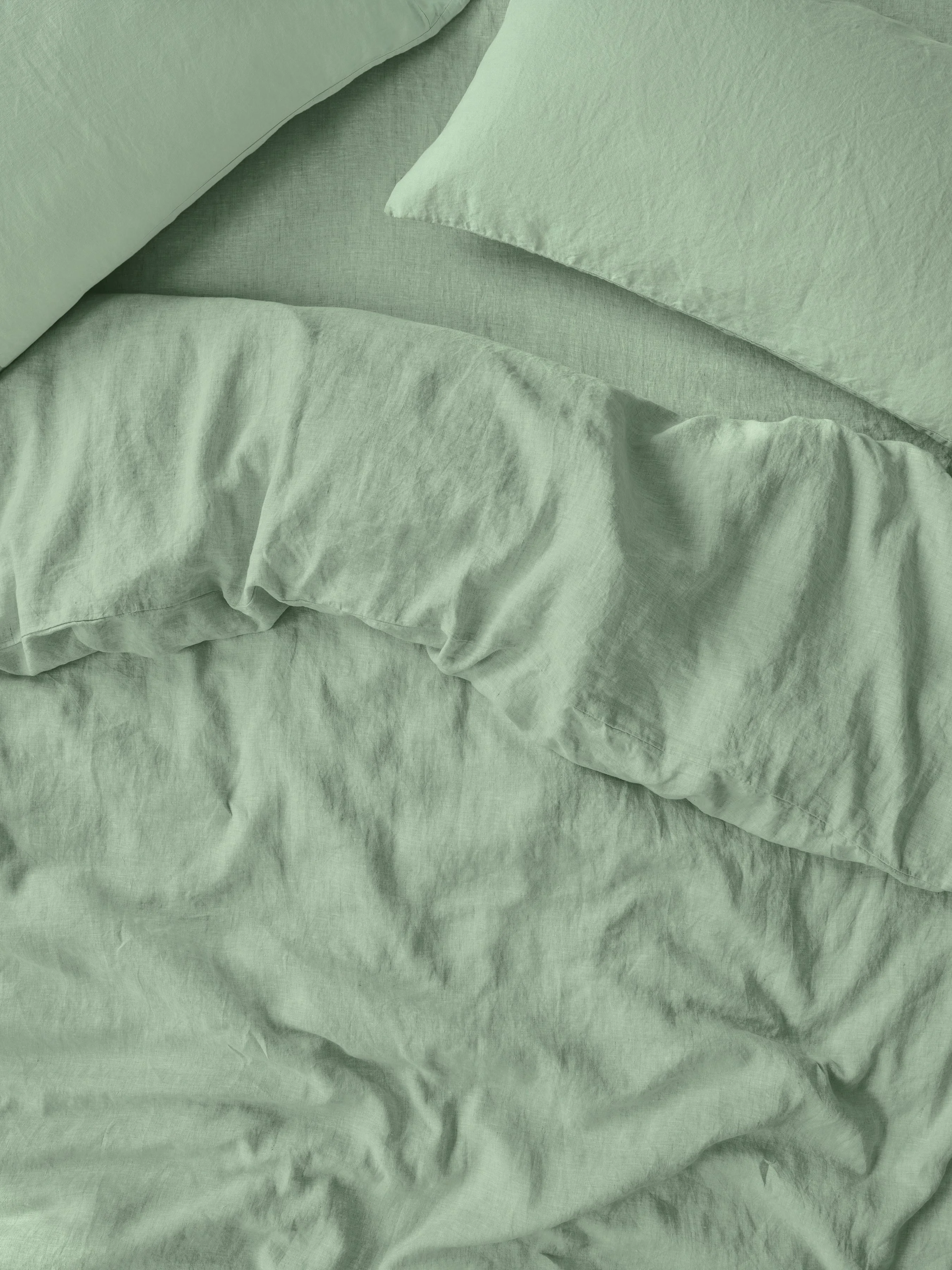 Innovative Sage Green Linen Blend Duvet Cover Classic
