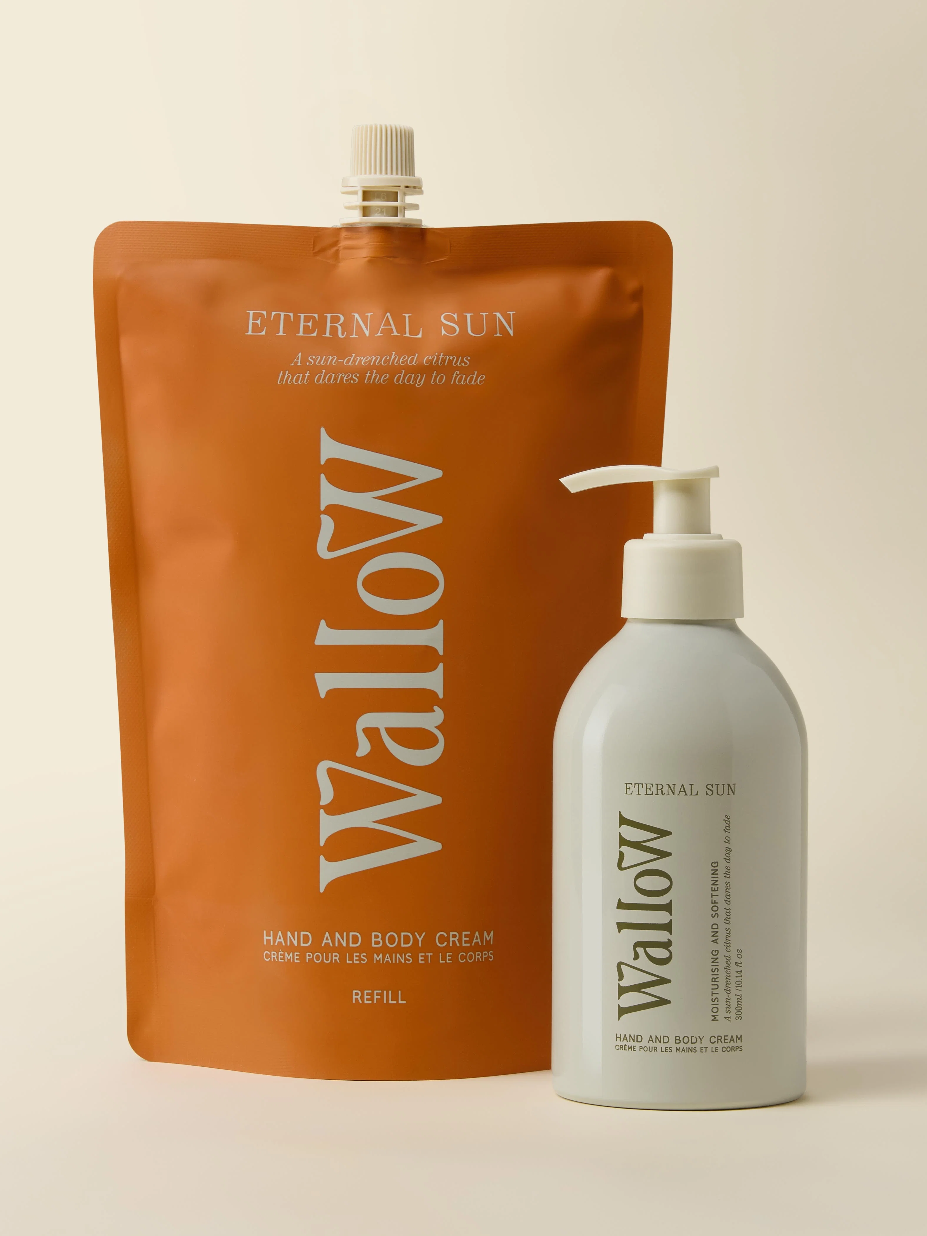 Safe Wallow Eternal Sun Hand Body Cream Refill Fine