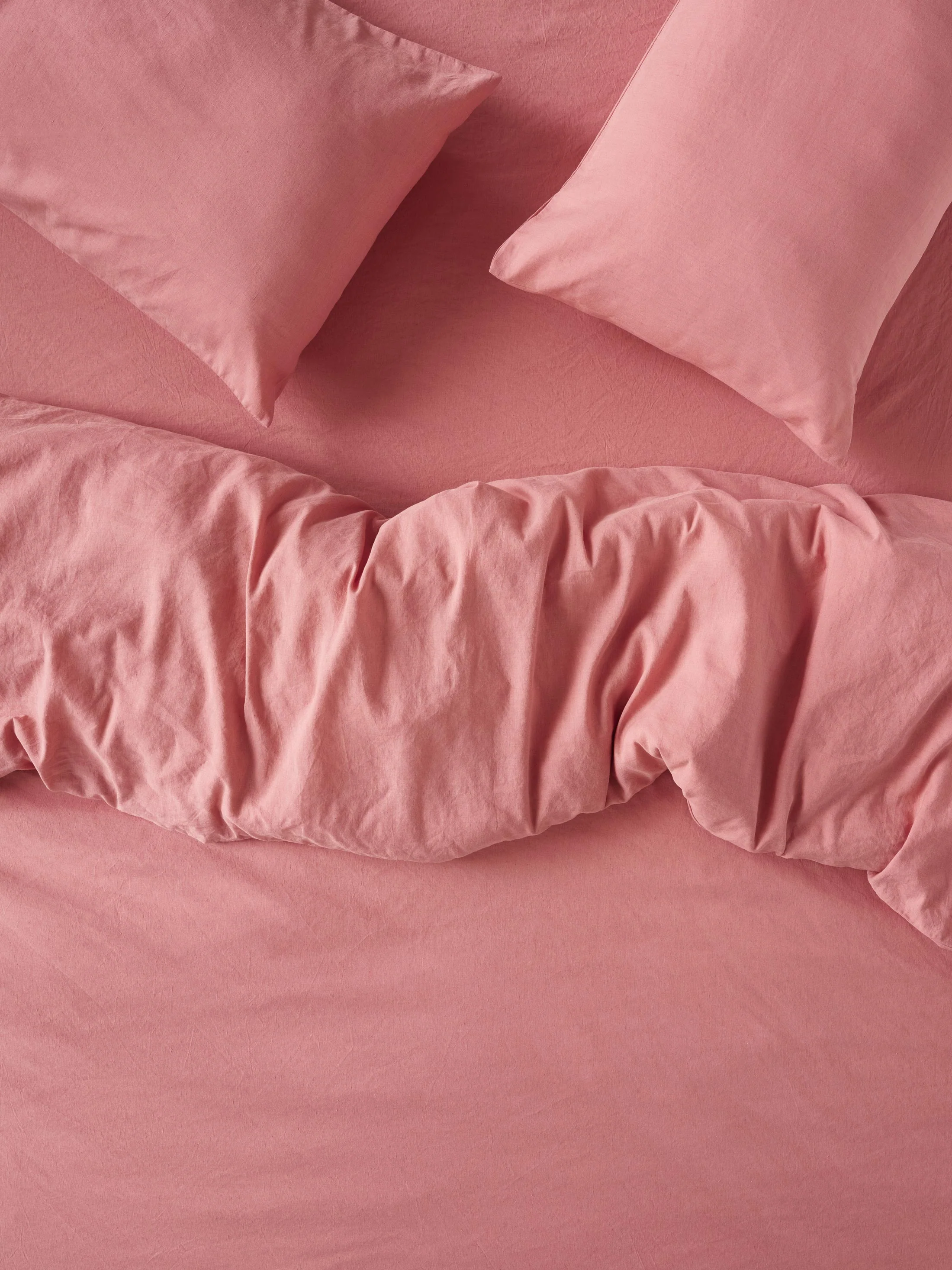 Official Dusty Pink Linen Blend Duvet Cover Elite