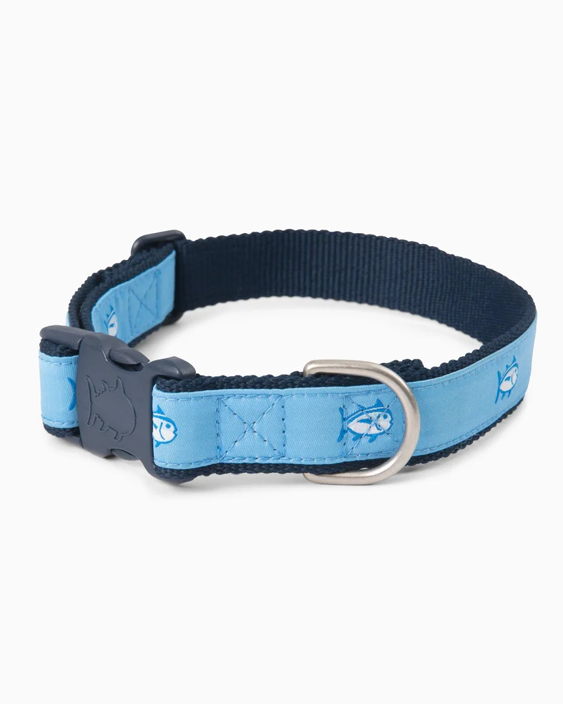 Authentic Southern Tide Skipjack Dog Collar Safe