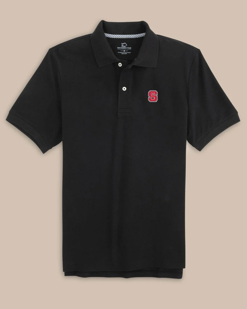 Reusable NC State Wolfpack Short Sleeve Skipjack Polo High-End