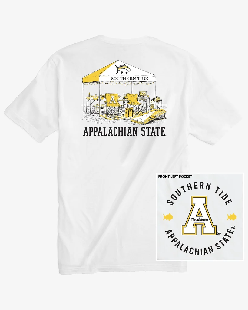 Long-Lasting App State Mountaineers Tailgate Time T-Shirt Smart