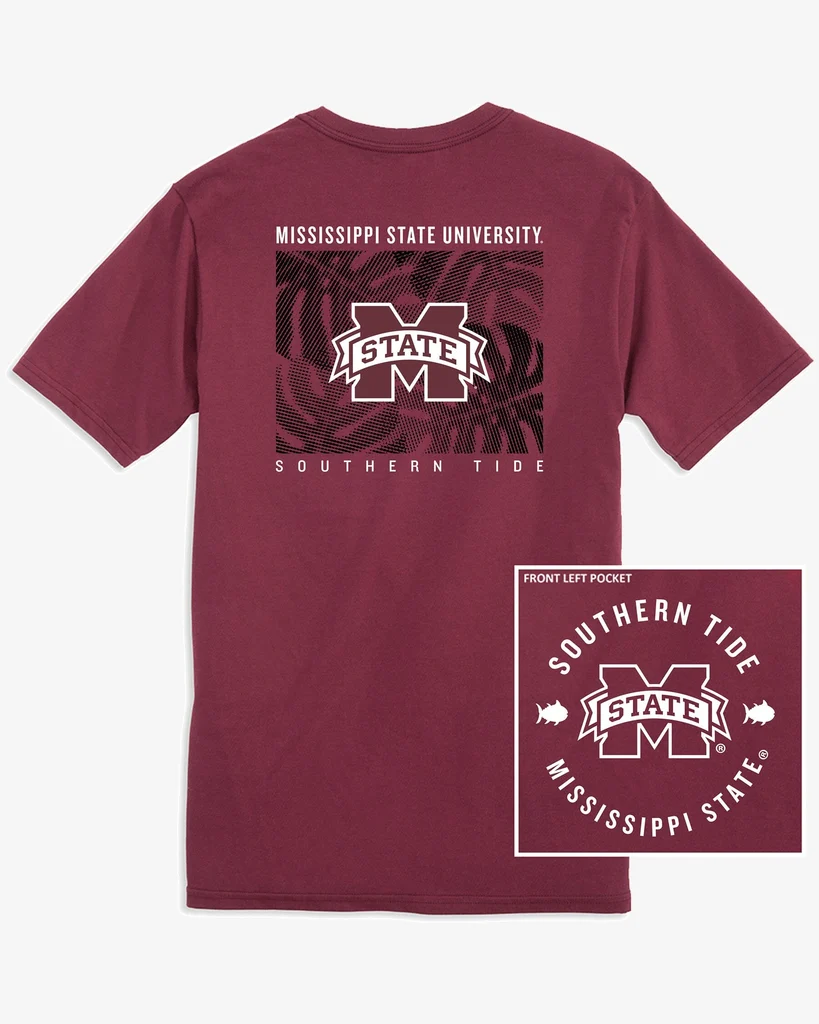 Versatile Mississippi State Bulldogs Halftone Monstera T-Shirt Recyclable