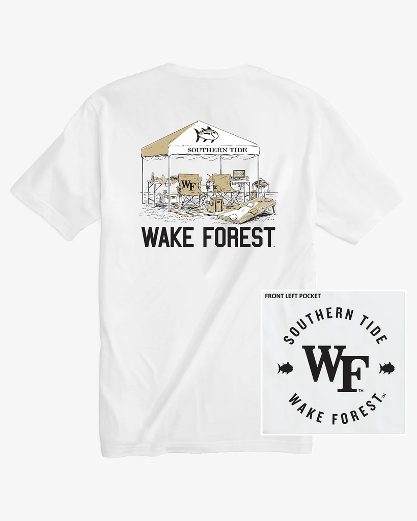 Versatile Wake Forest Tailgate Time T-Shirt Breathable