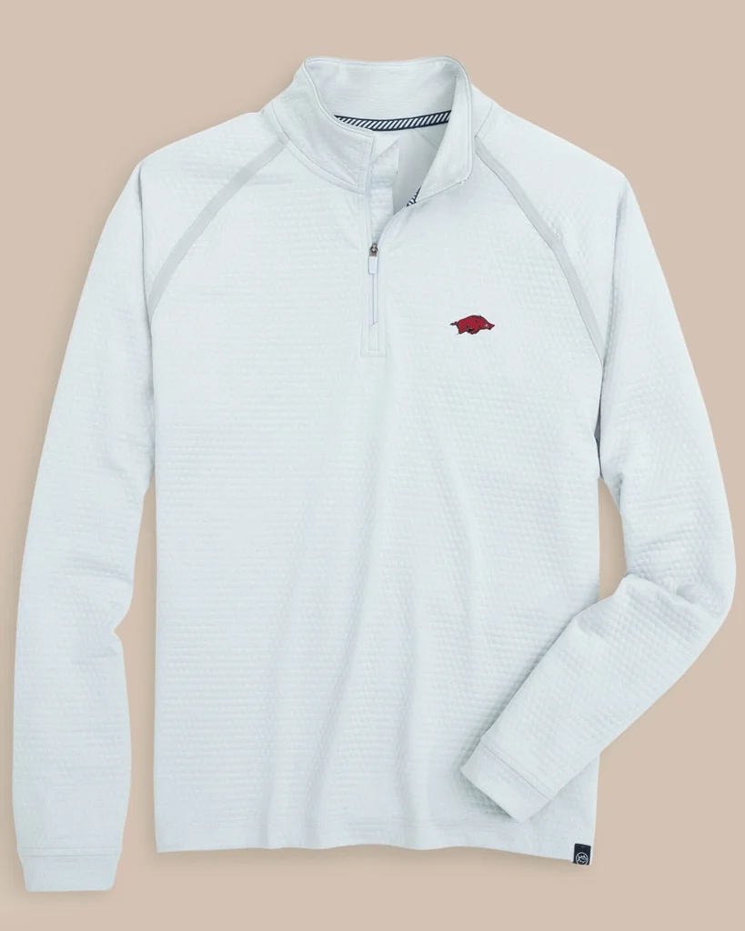 Optimized Arkansas Razorbacks Scuttle Heather Quarter Zip Carefully Designed