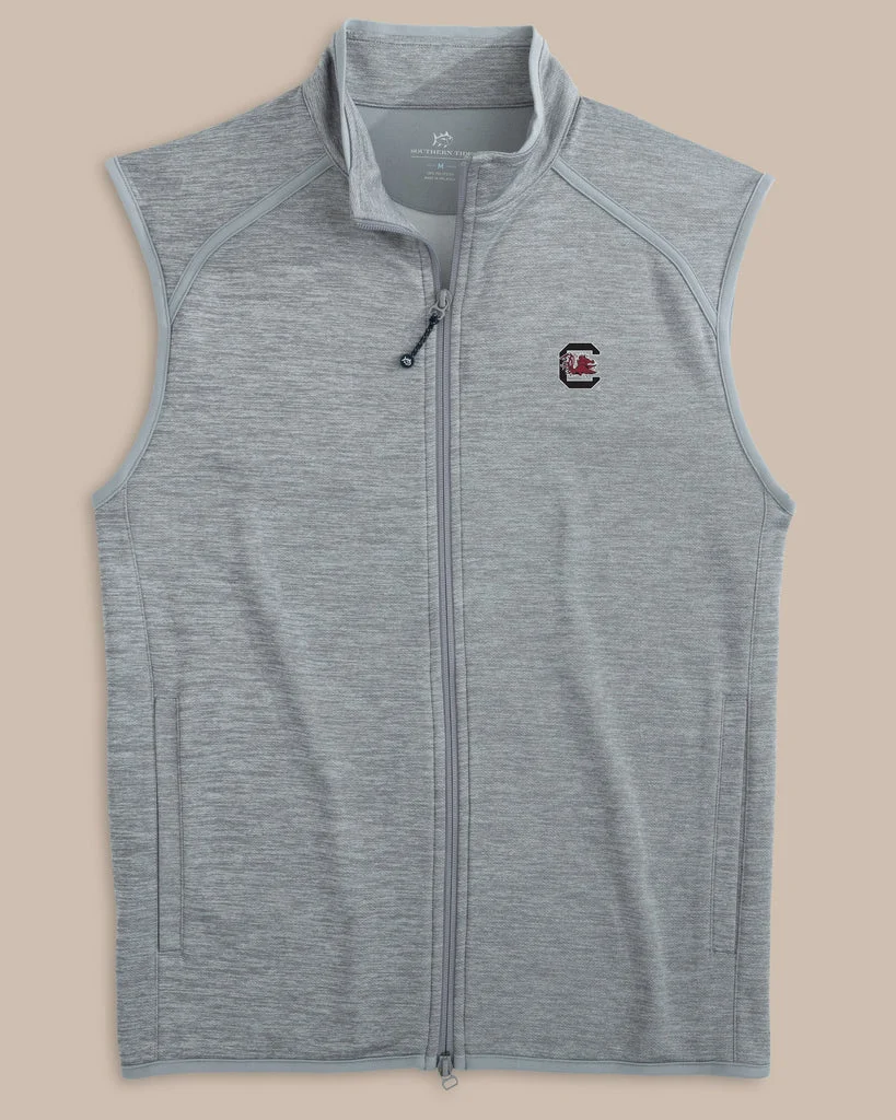Traditional USC Gamecocks Baybrook Heather Vest Fine