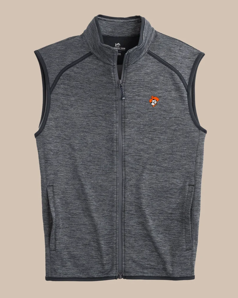 Secure Oklahoma State Cowboys Baybrook Heather Vest Eco-Friendly