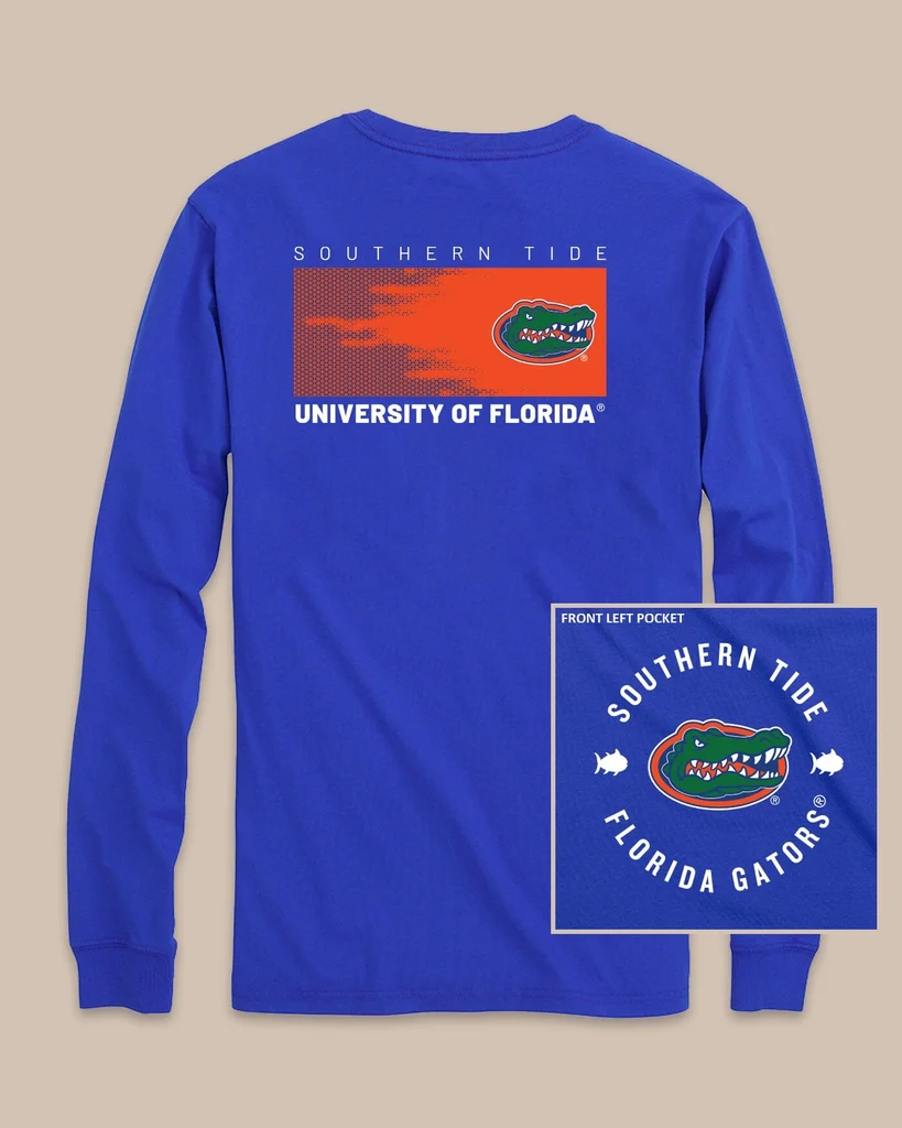 Selected Florida Gators Gameday Hexagon Gradient T-Shirt Convenient
