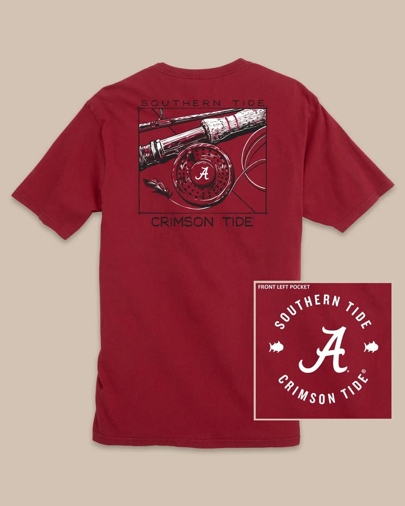 Flexible Alabama Crimson Tide Gameday Fly Reel T-Shirt Healthy