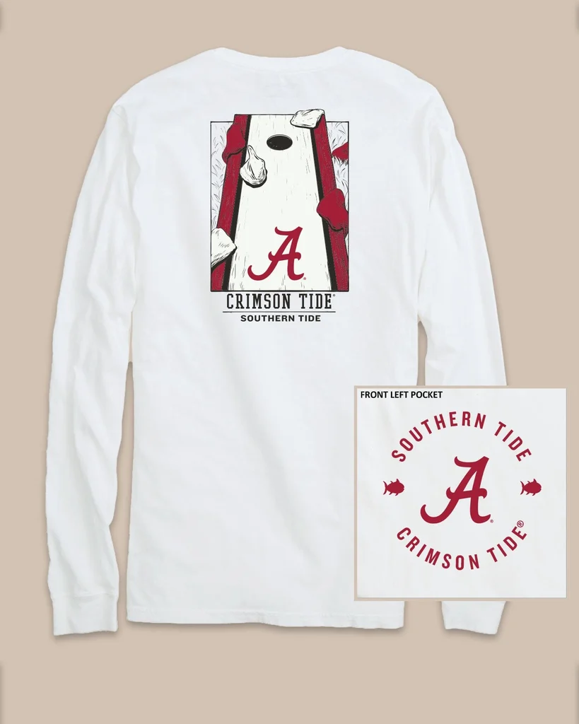 Consistent Alabama Crimson Tide Gameday Cornhole Board T-Shirt Dependable