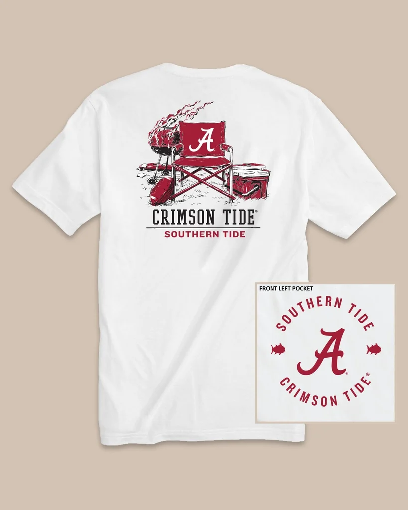 Elite Alabama Crimson Tide Gameday BBQ Tailgate T-Shirt Fashionable