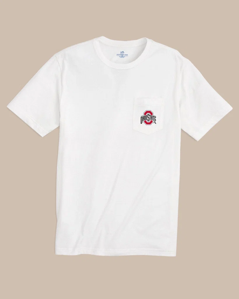 Relaxed Ohio State Buckeyes Gameday Embroidered Short Sleeve T-Shirt Top-Quality