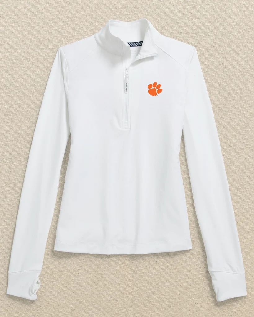 Comfortable Clemson Tigers Women's Runaround Quarter Zip Carefully Designed