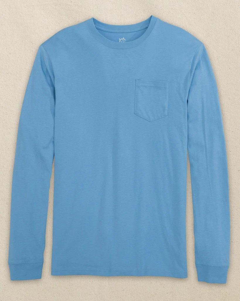 Soft Classic Long Sleeve Pocket T-Shirt Secure