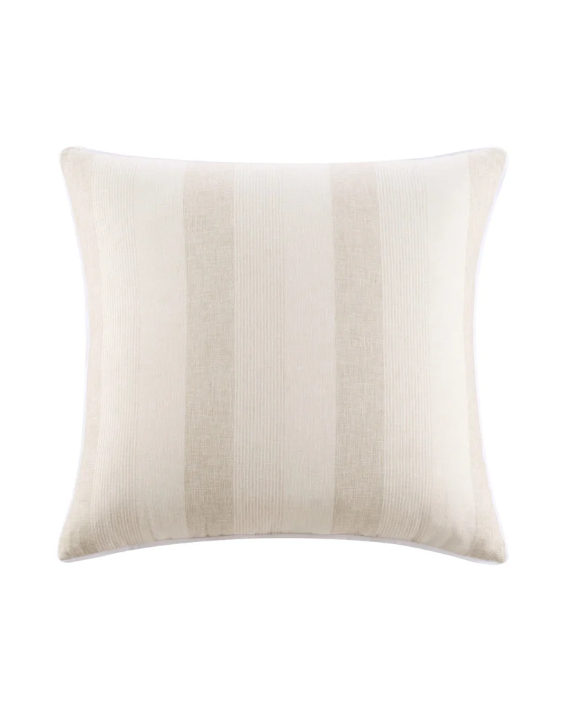 Genuine Southern Tide Batten Square Linen Decorative Pillow Flexible