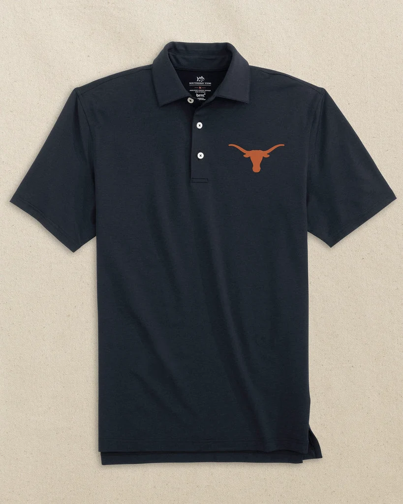 Verified Texas Longhorns brrr°®-eeze Heather Performance Polo Top-Quality