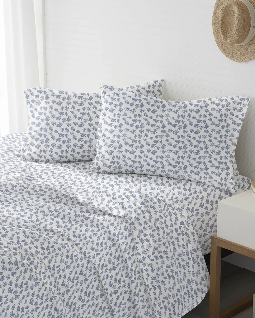 Environmentally Friendly Southern Tide Coastal Jasmine Sheet Set Specialty