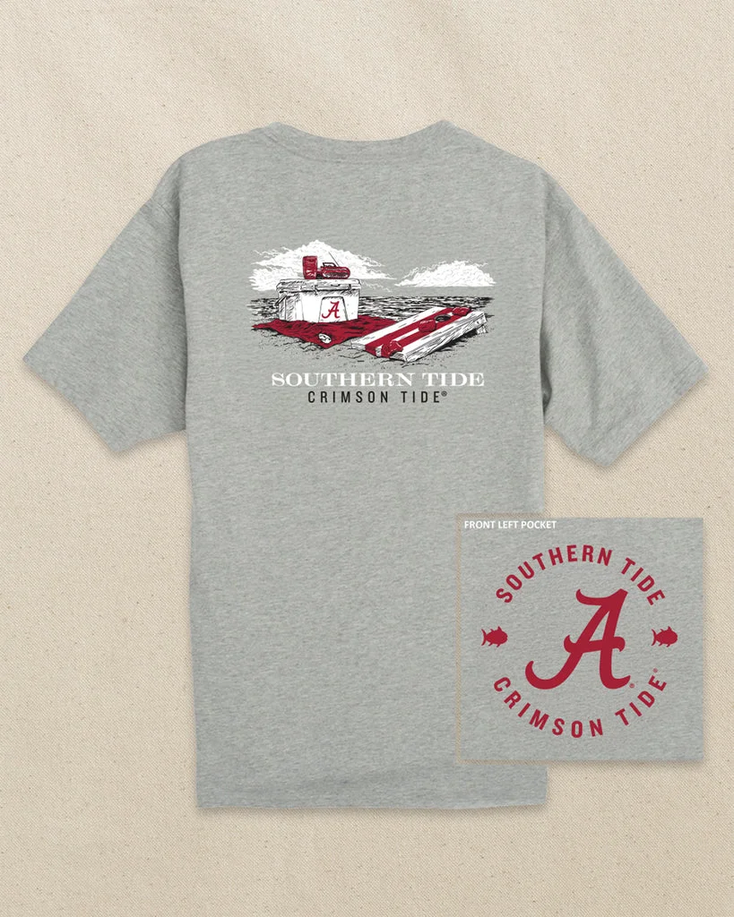 Carefully Designed Alabama Crimson Tide Beach Cornhole Heather T-Shirt Sustainable
