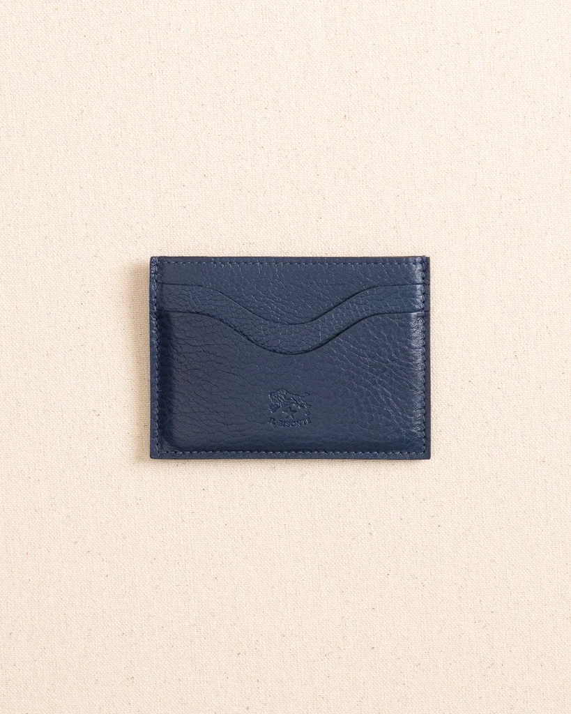 Smooth Il Bisonte Salina Card Case Genuine