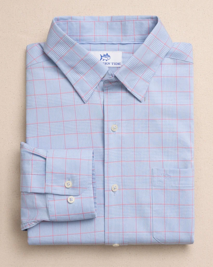 Outstanding Coral Springs Plaid Charleston Sport Shirt Professional