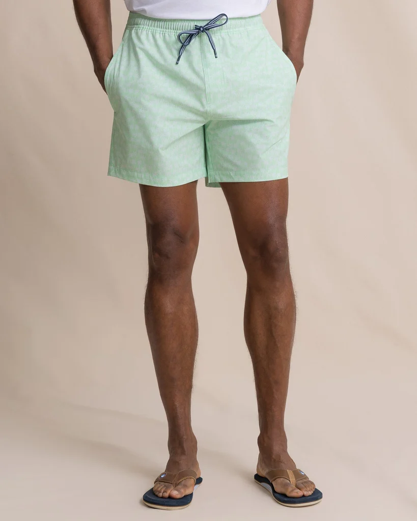 Healthy Palmy Vibes Maritime Swim Trunk Natural